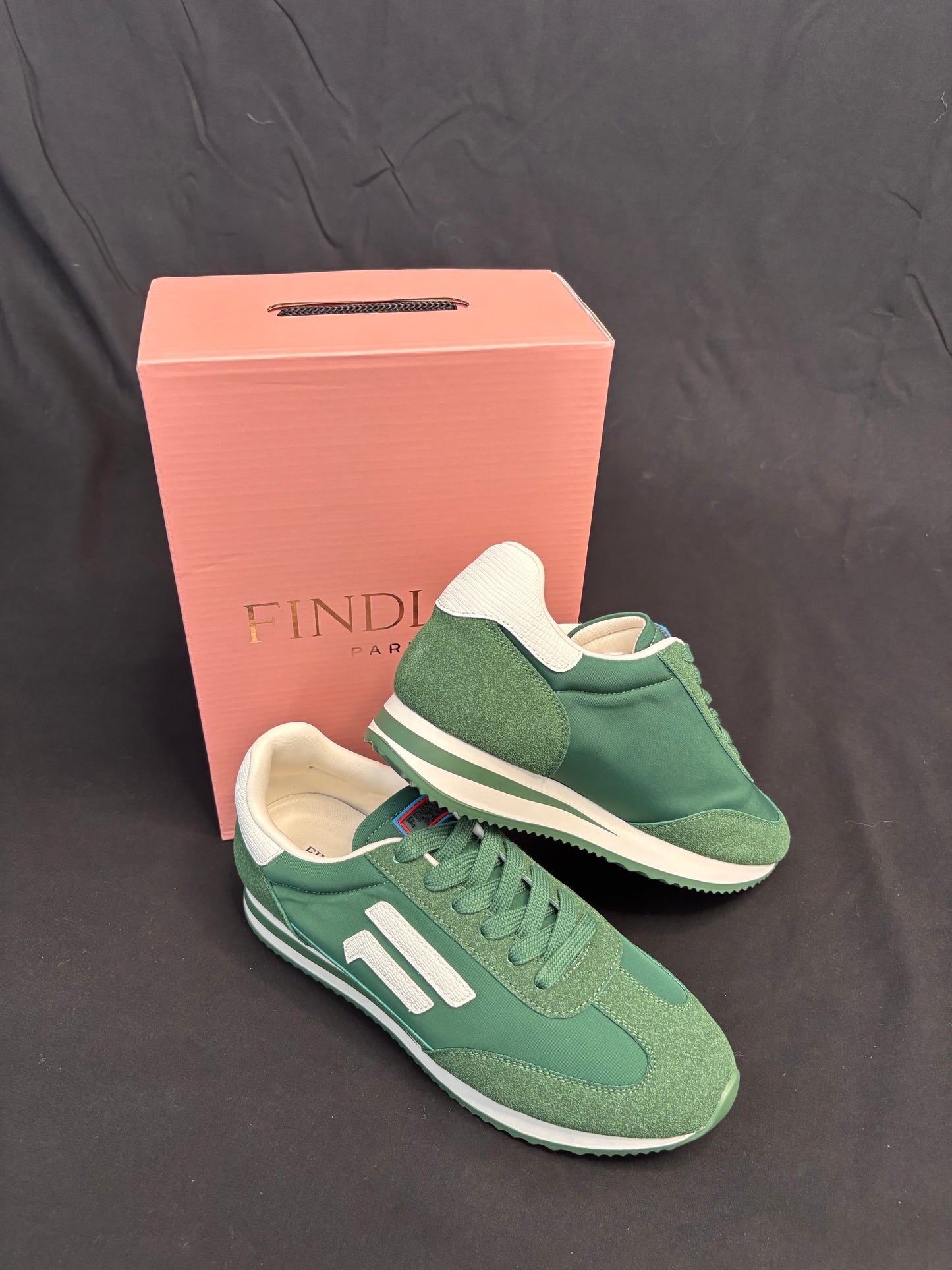 Baskets running vertes - Casual chic