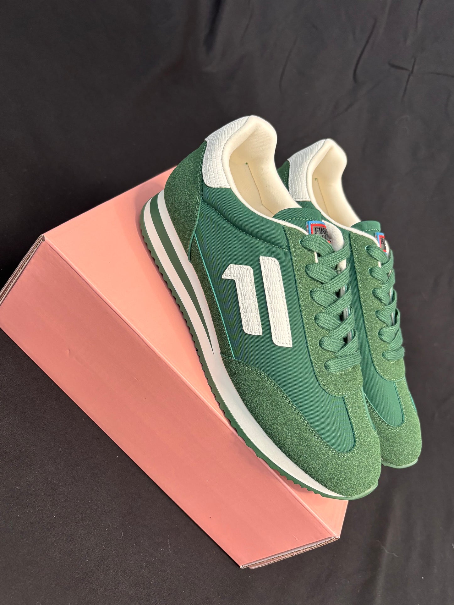 Baskets running vertes - Casual chic