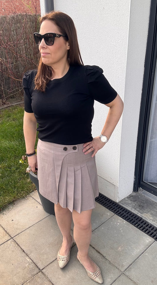 Jupe Short Élancia- courte et à taille haute
